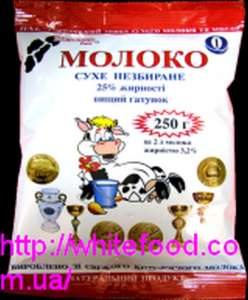 Сухое молоко цельное 25%, 25 кг - объявление
