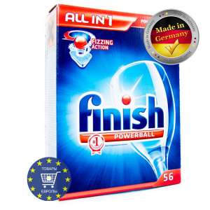 Таблетки "Finish All In 1" для посудомоечной машины, 56 шт - объявление