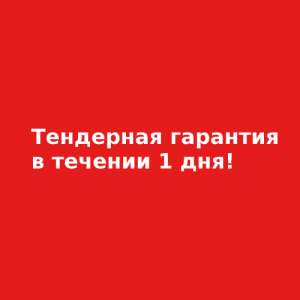 Тендерная гарантия без обеспечения в течении 1 дня - объявление