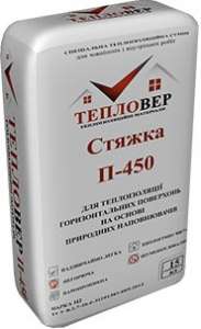 Теплоизоляционная смесь "Тепловер Стяжка П-400" - объявление