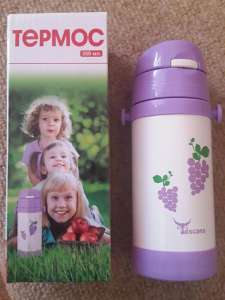 Термос детский с трубочкой Toscana 350 ml - объявление