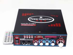 Усилитель UKC AV-316BT - Bluetooth, USB,SD,FM,MP3! Караоке 2х канальный 500 грн. - оголошення
