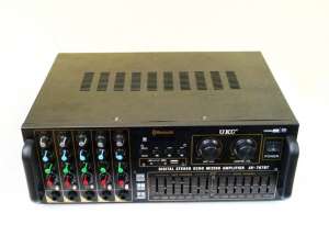Усилитель UKC AV-767BT Bluetooth FM SD USB AUX Караоке 5xМикрофонов 8-канальный 2020 грн. - оголошення