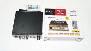 Усилитель UKC Xplod SN-606BT - Bluetooth, USB,SD,FM,MP3! 300W+300W Караоке 2х канальный 450 грн. - оголошення