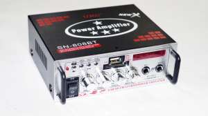 Усилитель UKC Xplod SN-808BT - Bluetooth, USB,SD,FM,MP3! 300W+300W Караоке 2х канальный 445 грн - оголошення