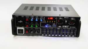 Усилитель звука UKC / MAX AV-326Bt, USB, Bluetoth КАРАОКЕ 4 микрофона 1205 грн. - оголошення