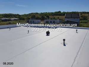 Устройство кровли из полимерной мембраны (ПВХ) в Харькове - объявление