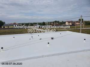 Устройство плоской мембранной кровли в Краматорске - объявление