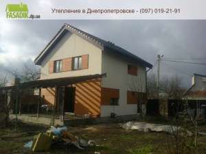 Утепление фасадов пеноплатсом, каменной ватой - объявление