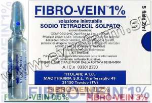 Фибровейн Fibrovein 0,2% 10флаконов для склеротерапии. - оголошення
