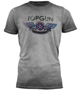 Футболка Top Gun Wings Logo Tee (серая) - оголошення