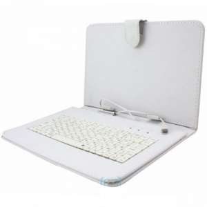 Чехол с клавиатурой для планшетов 10 дюймов (микро USB) Белый 240 грн - объявление