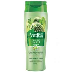 Шампунь Dabur Vatika Naturals Wild Cactus Anti Breakage Shampoo против выпадения волос - объявление