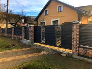 Шацьк,Волинська область-ворота розпашні декор, художня ковка.Красива огорожа Жалюзі ціна