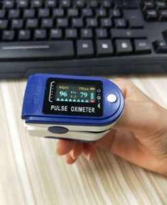 Электронный пульсоксиметр на палец Pulse Oximeter (Гарантия 12 месяцев - оголошення