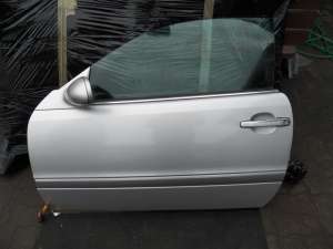 дверь передняя левая ручка стекло замок mercedes clk w208 - оголошення