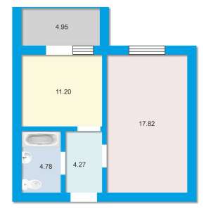 продаж 1-к квартира Харків, Київський, 22800 $ - объявление