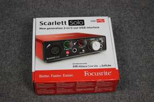 ������ �������� ����� FOCUSRITE Scarlett Solo MK2
