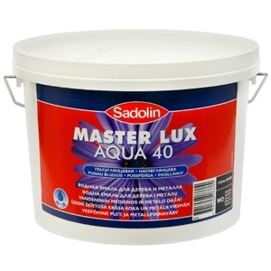������� ������ ��� ������ � ������� ������ ���� Sadolin MASTER LUX AQUA 40, 70/ 2,5�/ 314 ���. - ����������