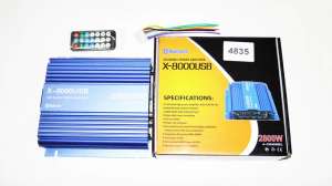 ��������� X-8000USB - Bluetooth, USB,SD,FM,MP3! 2800W 4� ��������� 570 ���. - ����������